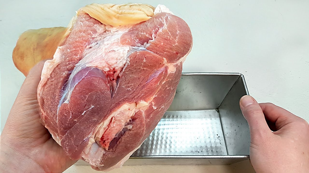 Einfach Schweinshaxe in die Form geben, du wirst das Ergebnis lieben! leckeres Fleischgericht #097