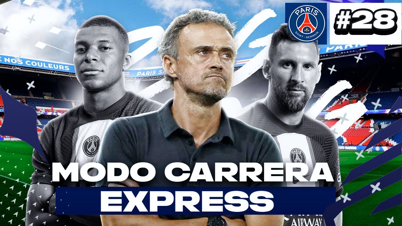EL PROYECTO de LUIS ENRIQUE sin MESSI ni MBAPPE!! | FIFA 23 Modo Carrera Express: PSG #28