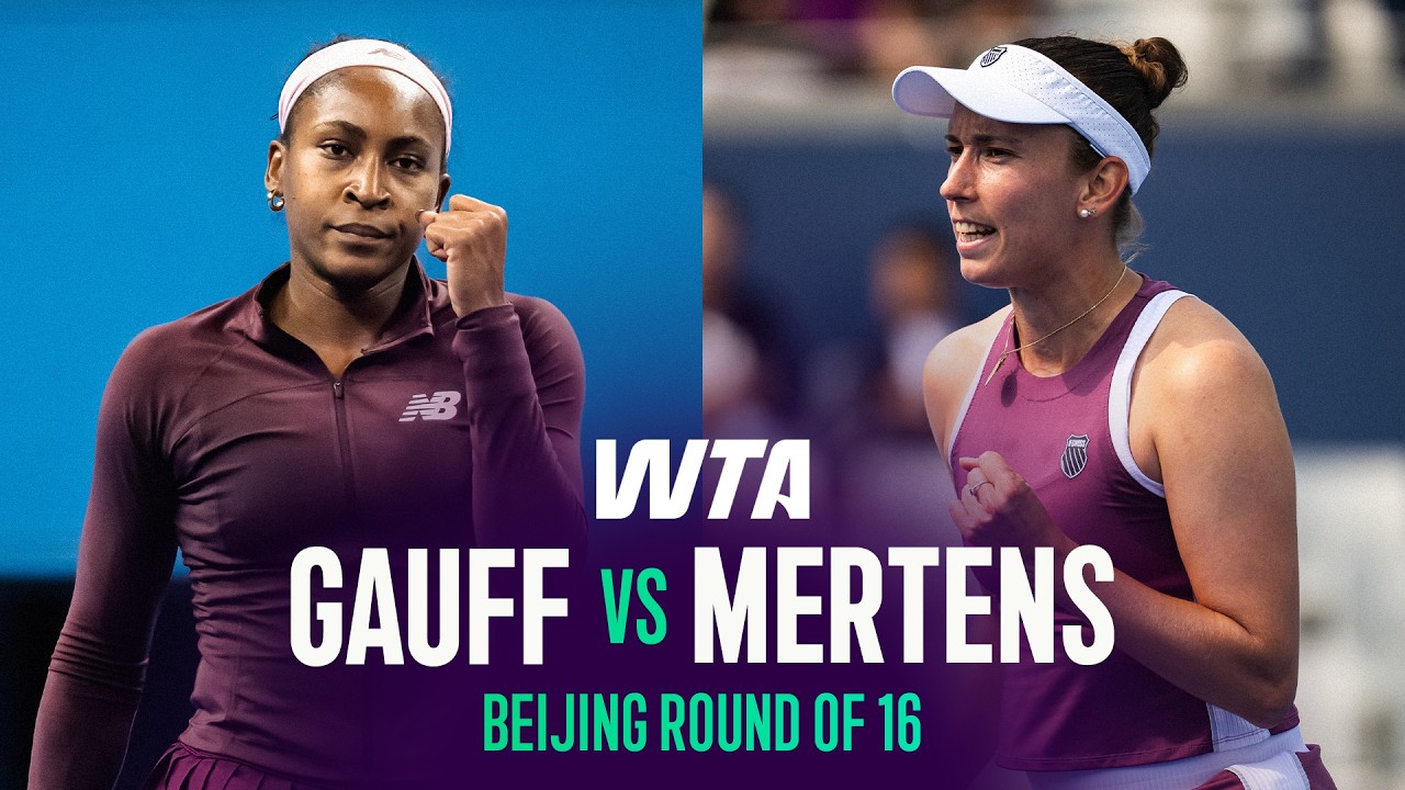 Кори Гауфф &mdash; Элизе Мертенс | Пекин-2026, 1/8 финала | Обзор матча WTA