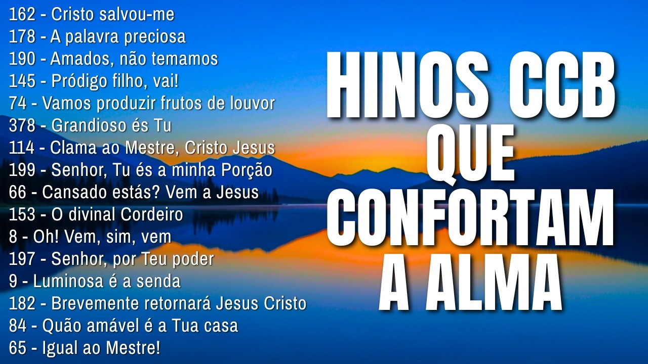 🎶 Hinos CCB – Coletânea Especial do Hinário 5 | Louvores de Comunhão e Esperança | LINDOS HINOS CCB
