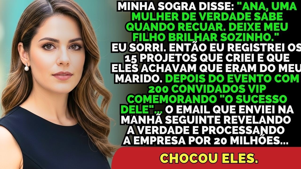 Sogra Disse  'Uma Mulher De Verdade Sabe Quando Recuar ' Eu Sorri    E Registrei 15 Direitos
