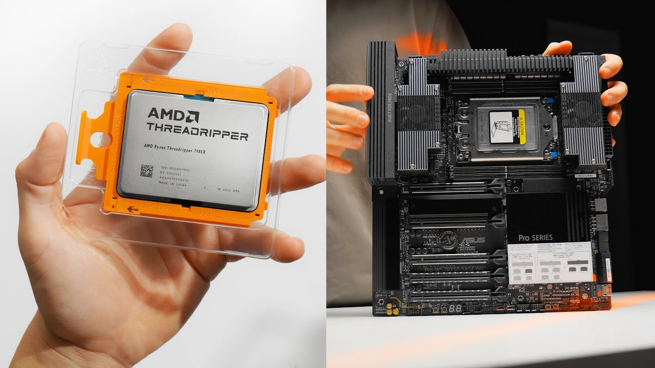 Threadripper 7980X прибыл. (монстр)
