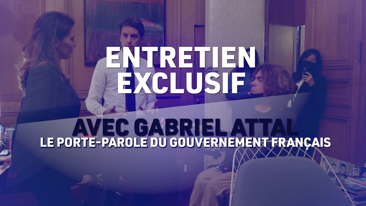 Édition spéciale, entretien exclusif avec Gabriel Attal Partie 1 TELESUD 25/11/21