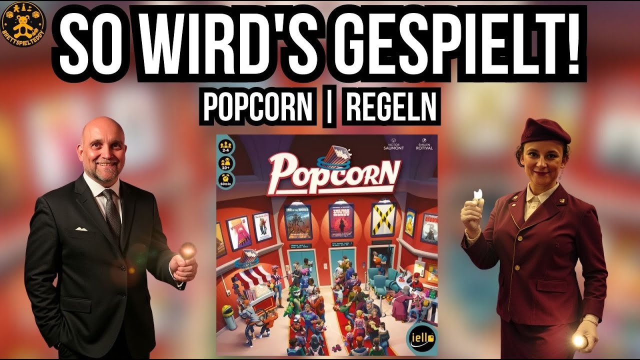 Popcorn: Regeln erklärt (Baue dein eigenes Kino!) | SO WIRD'S GESPIELT!