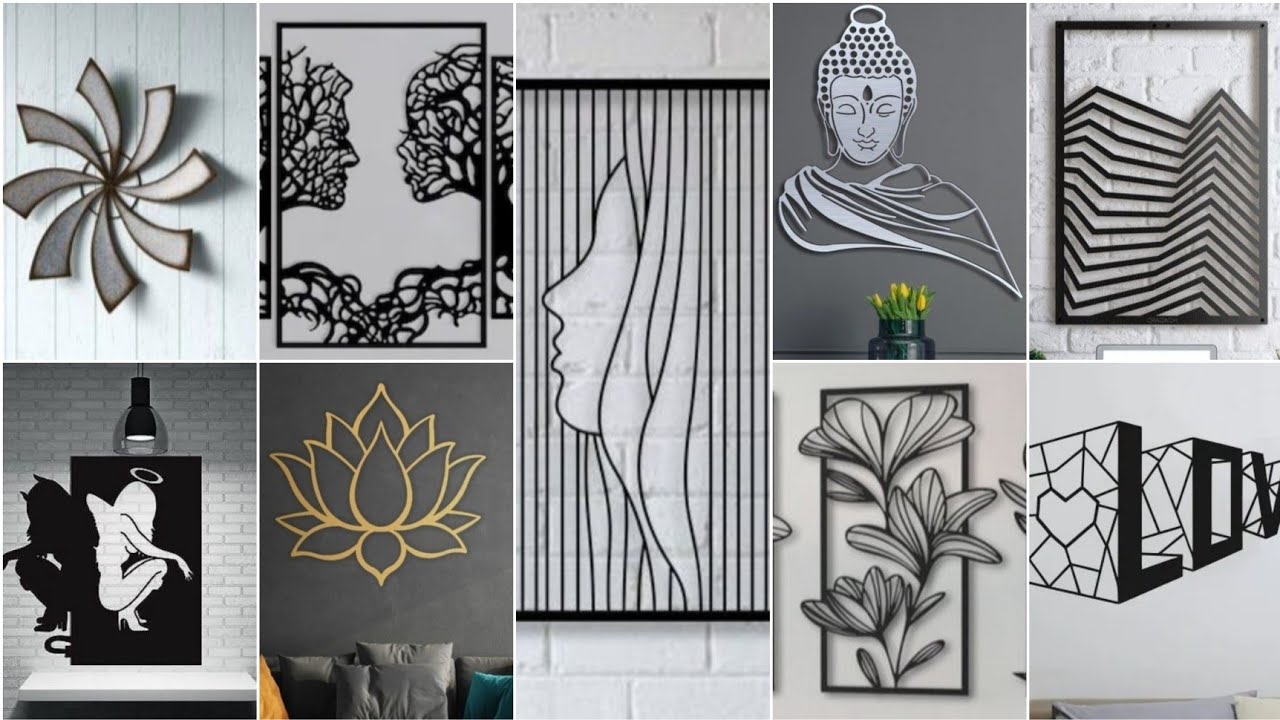 Diy sheet wall art ideas | Metal sheet decorative design ideas for wall