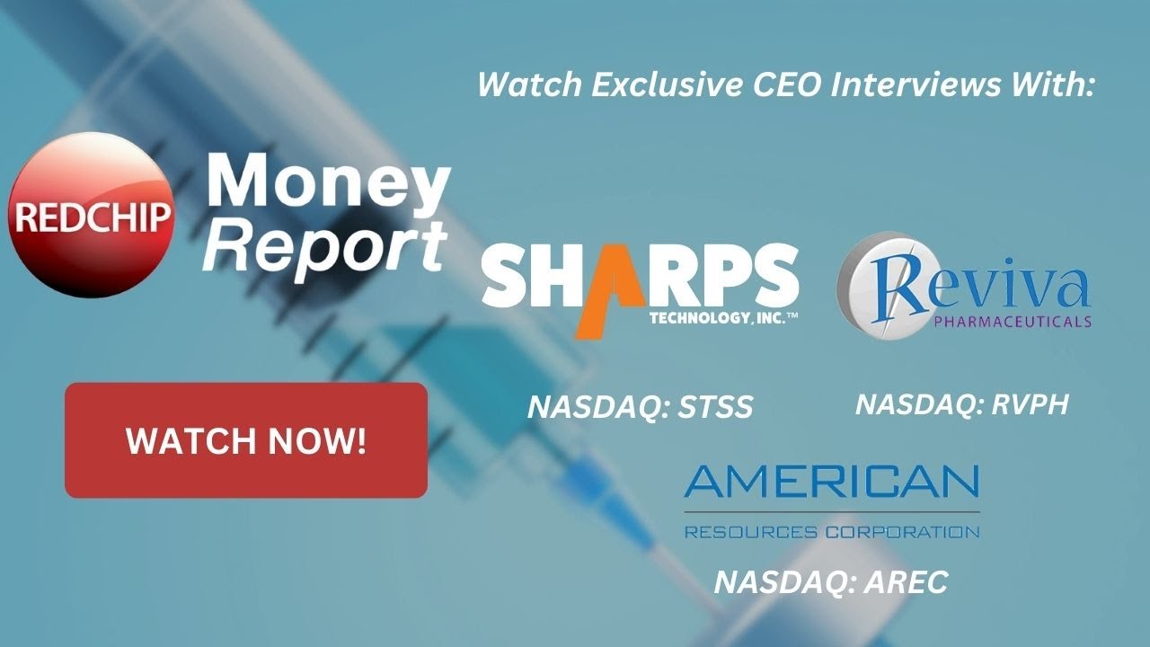 This Week on RedChip TV: Sharps Technology, Reviva Pharmaceuticals & American Resources Corporation