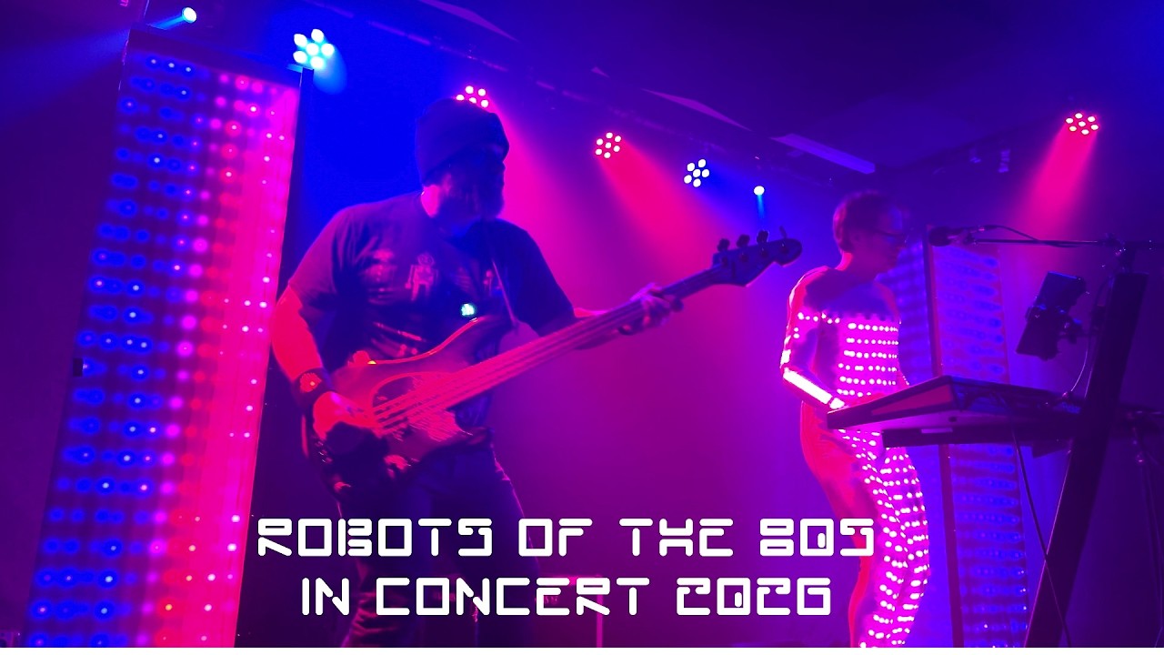 Robots of the 80s play live in 2026 - man, machine and two supercomputers from the 80s