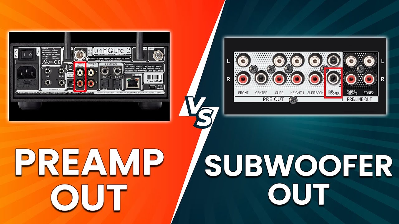 Preamp Out vs Subwoofer Out - Understand Their Differences (Improve Your Sound System!)