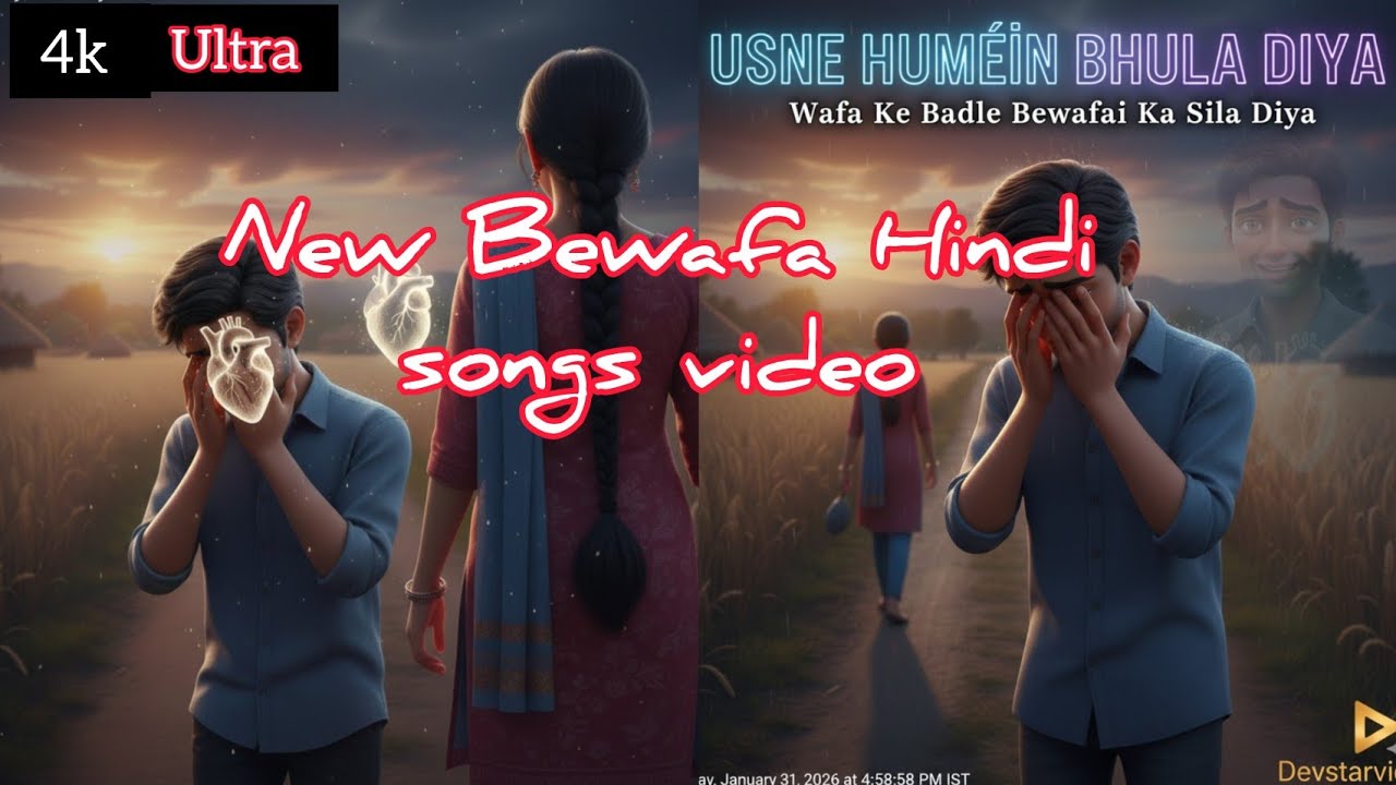 📺 Usne Humein Bhula Diya || सबसे दर्द भरा बेवफाई हिंदी गाना || New Sad Bewafa Hindi video songs 2026