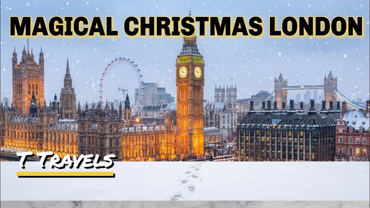 London at Christmas. Magical Markets, Festive Lights, and Holiday Vibes