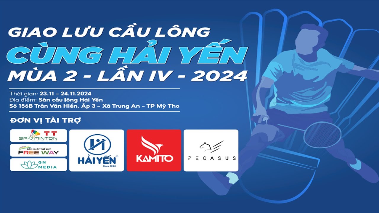 🔴TRỰC TIẾP GIAO LƯU CẦU LÔNG CÙNG HẢI YẾN MÙA 2 - LẦN IV - 2024