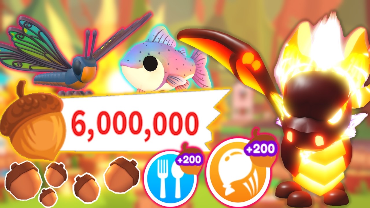 GET RICH! Get MILLIONS of Acorns! Summer Camp Event Week 1 | Adopt Me Roblox Summerfest | Riivv3r