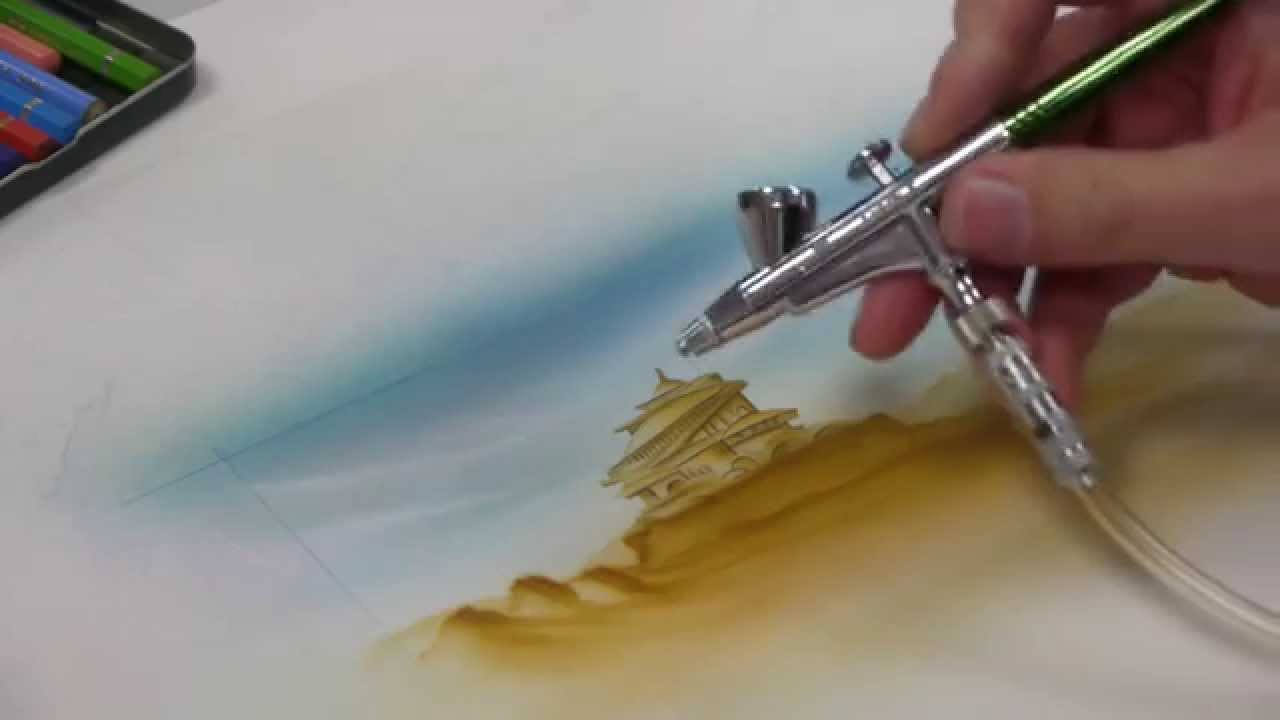 ASBS TV 15 mit Airbrush Anleitung inkl. Test Airbrush Grex Genesis XN