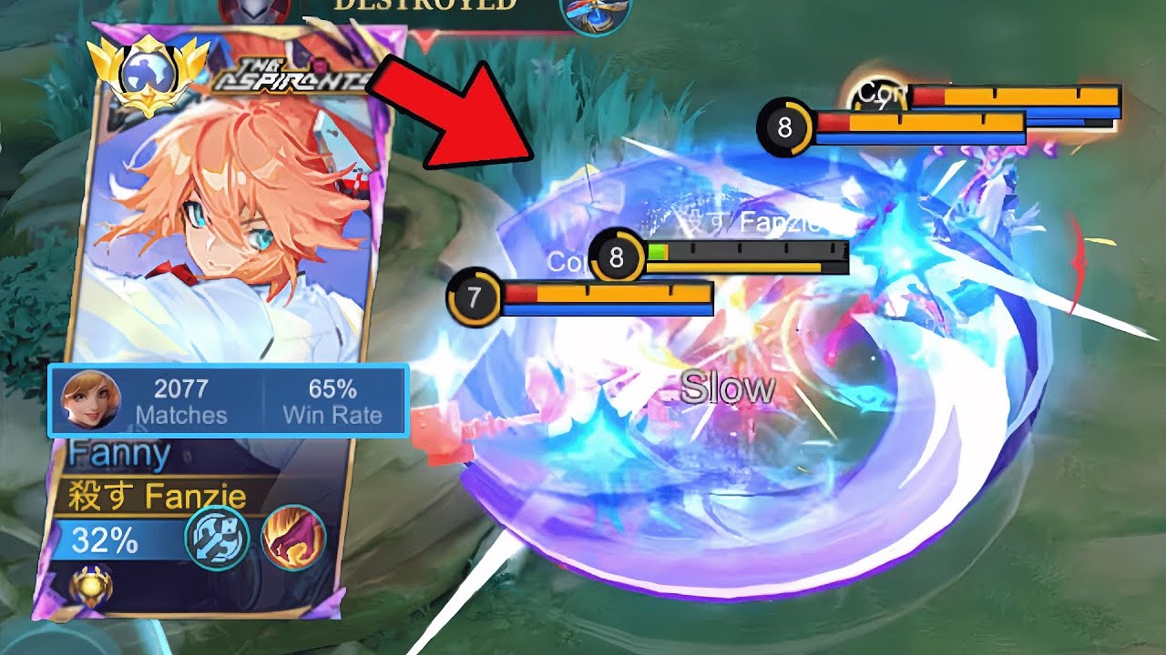 THIS IS HOW I WON A HARD MATCH FANNY GAMEPLAY AGGRESSIVE CARRY -MLBB