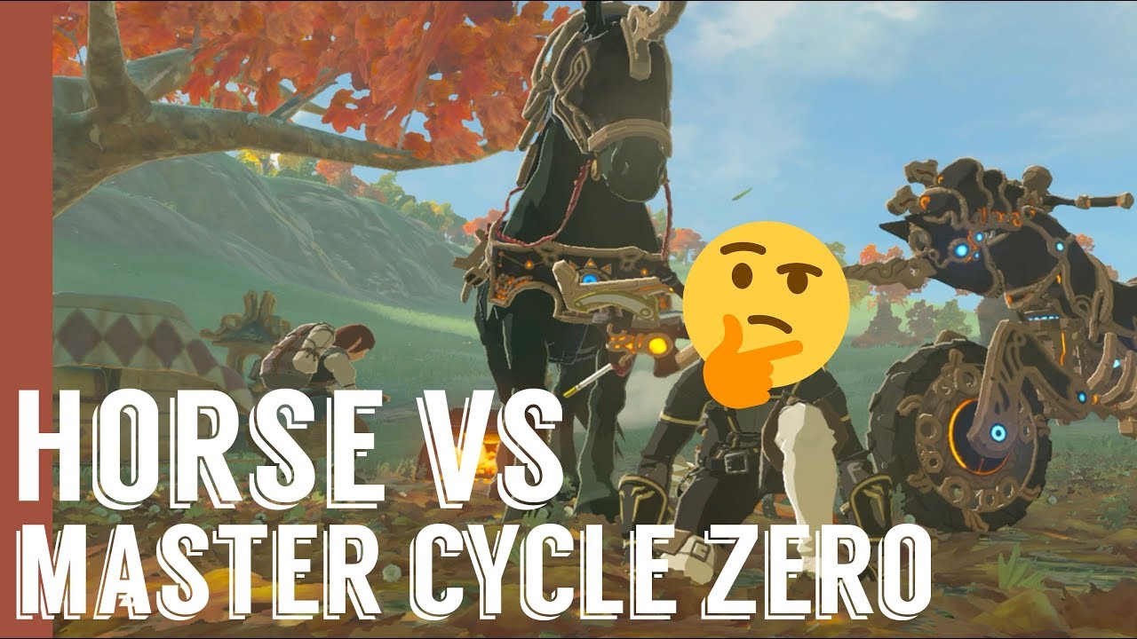 Breath of the Wild: Horse vs Master Cycle Zero challenge  | Who is the BEST?