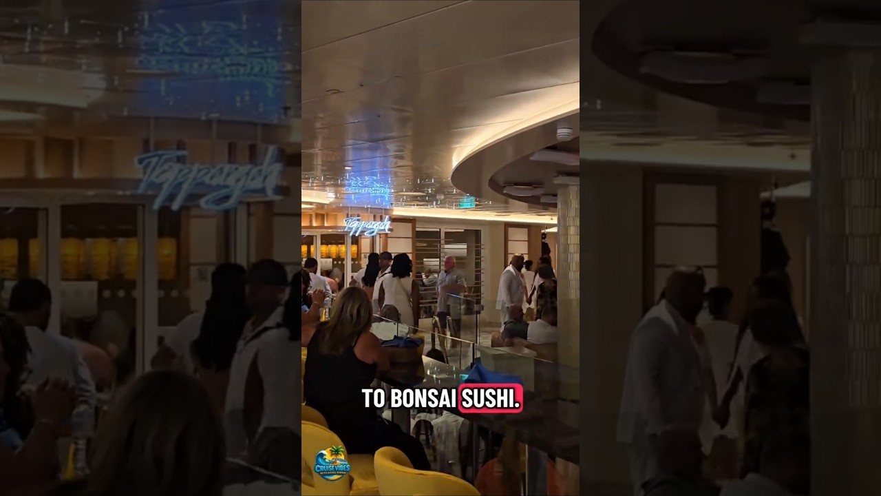 Celebration Central - Bonsai Sushi and Spicey Tuna ending the night on Carnival Celebration 