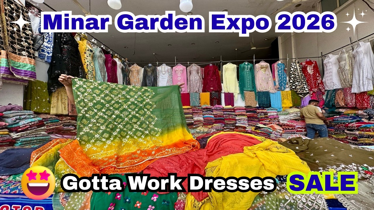 Original Pakistani Drama Dresses SALE Minar Garden Expo 2026 | Rainbow Family Shopping Expo 2026