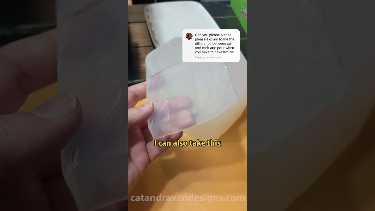 Melt and pour vs cold process  