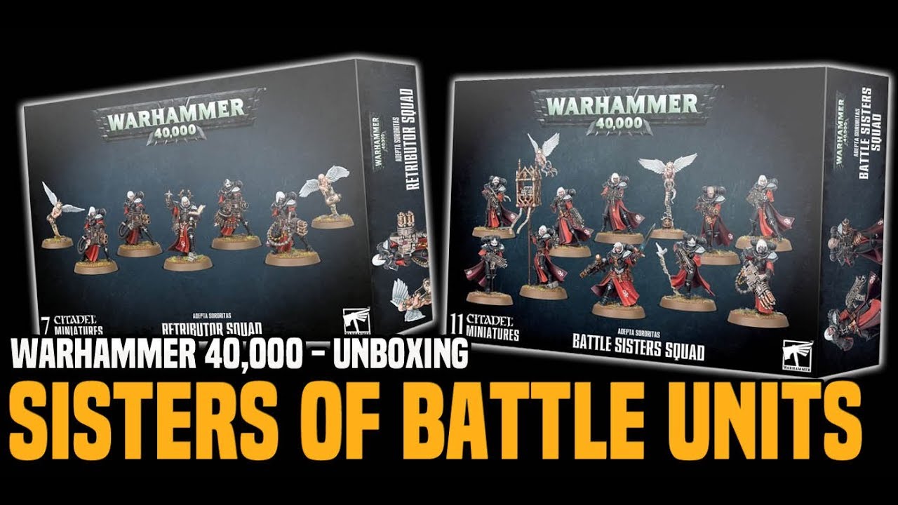 BoLS Unboxing | Sisters of Battle Units | Warhammer 40,000