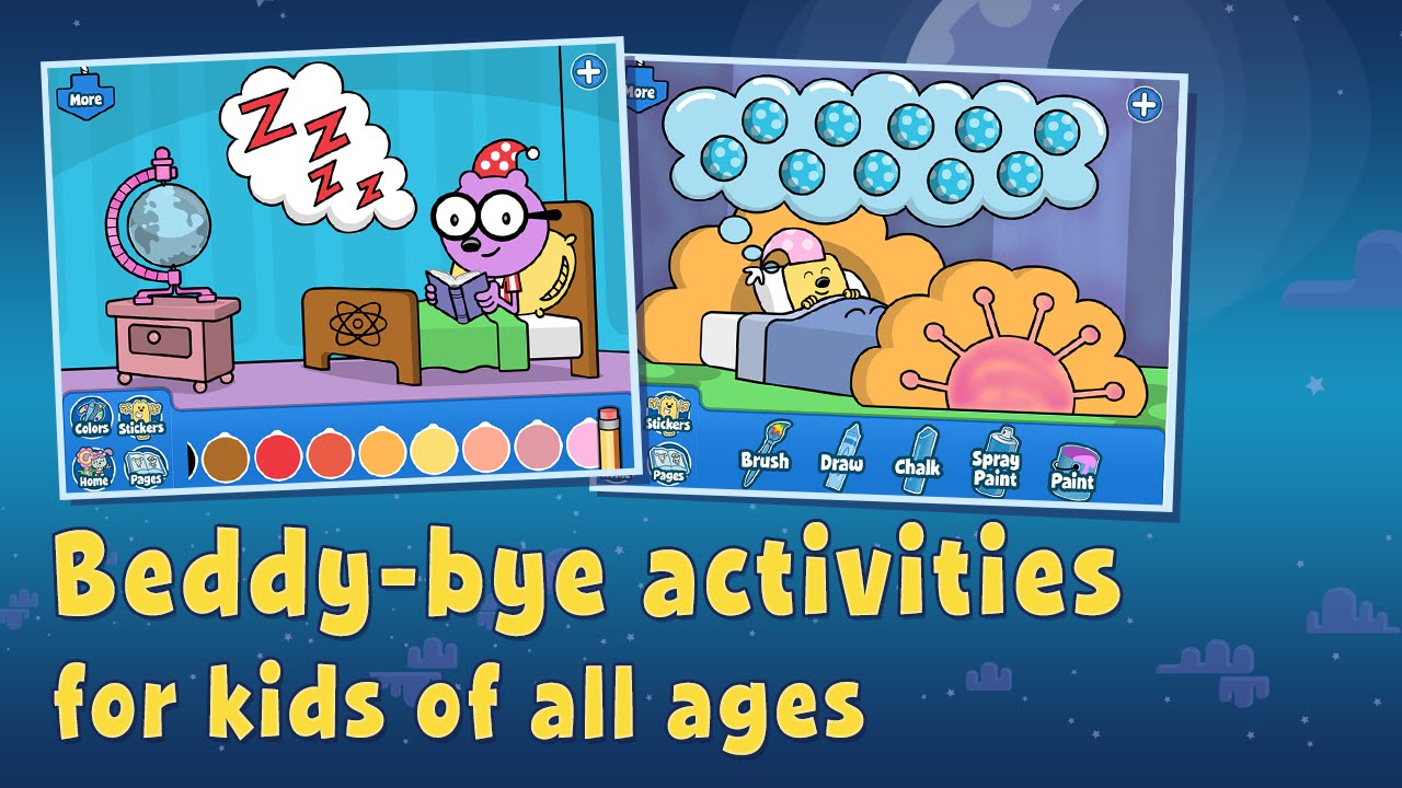 Good Night Wubbzy Counting Educational Android İos Free Game GAMEPLAY VİDEO