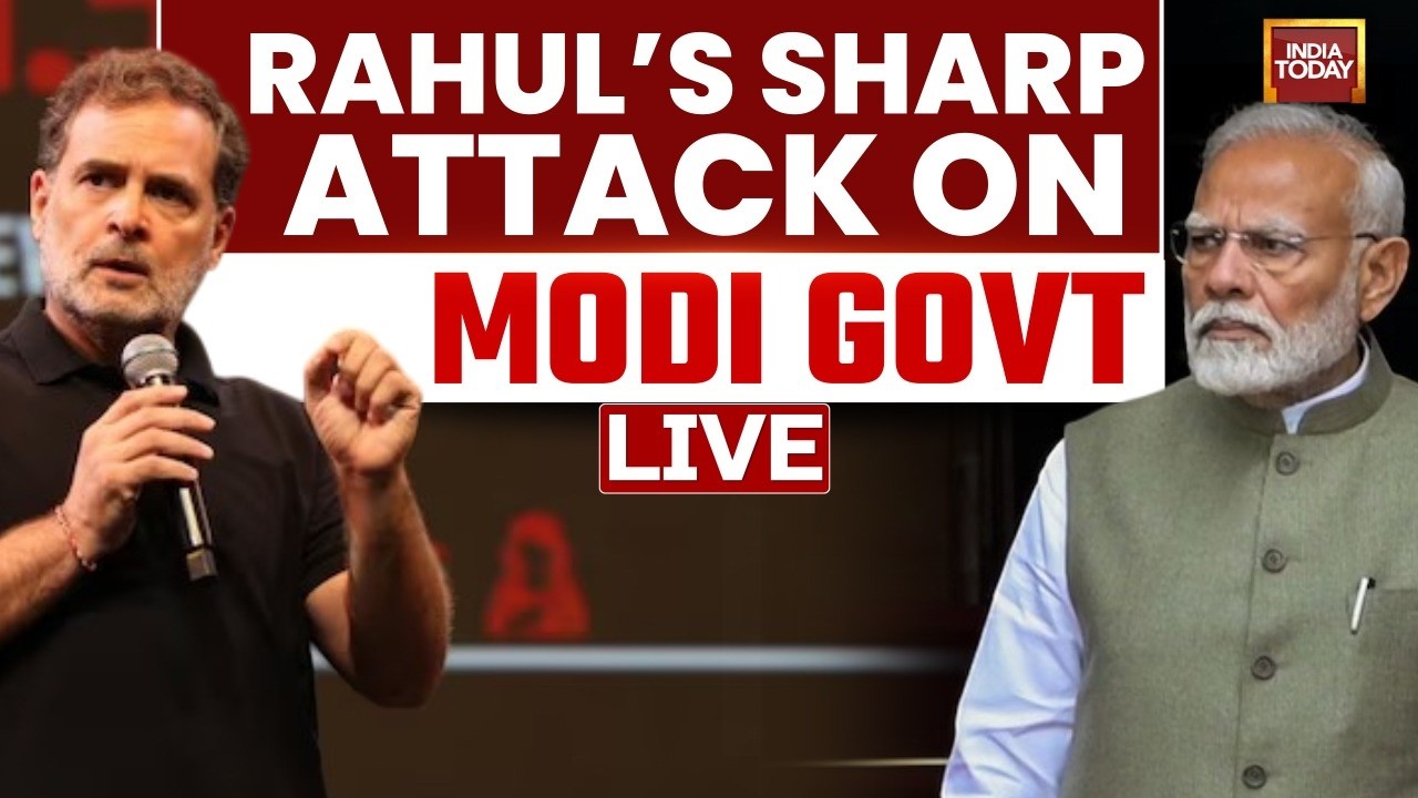 LIVE: Rahul Gandhi Attacks Modi, Adani, Ambani And Others At Indore&rsquo;s Chhatron Ki Goonj | Watch