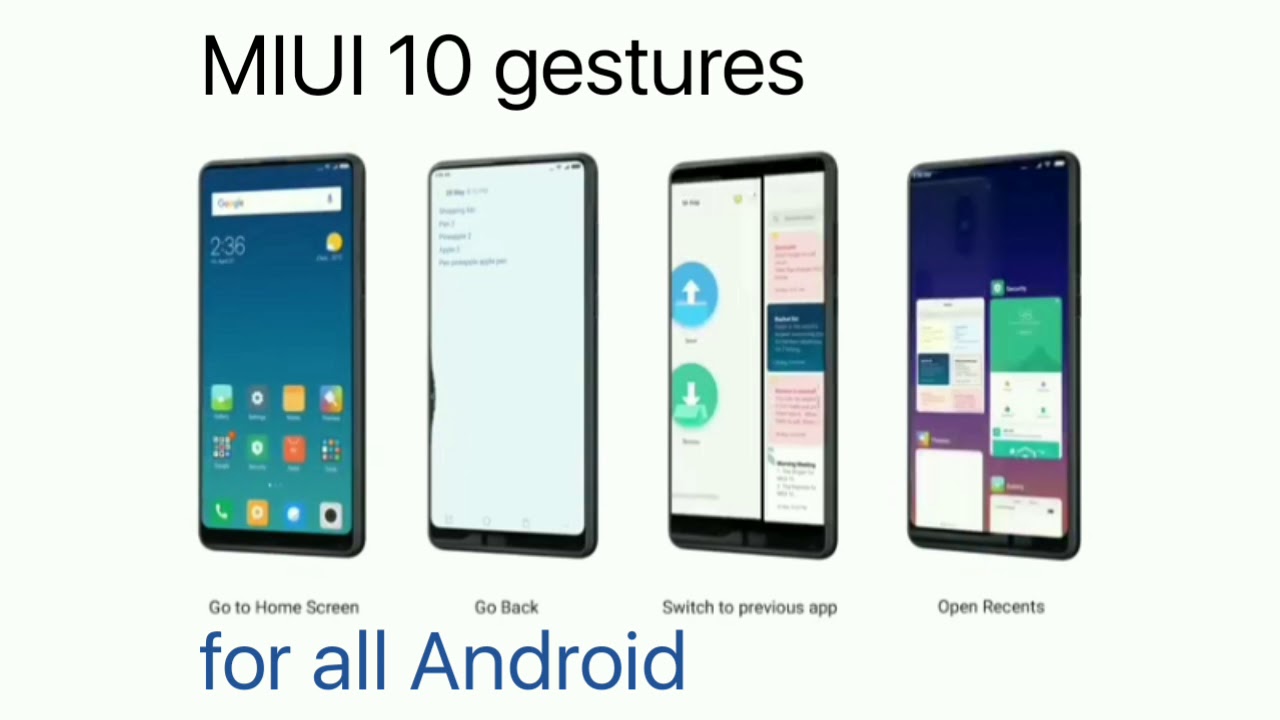 How To Get MIUI 10 Gestures On Any Android Phone