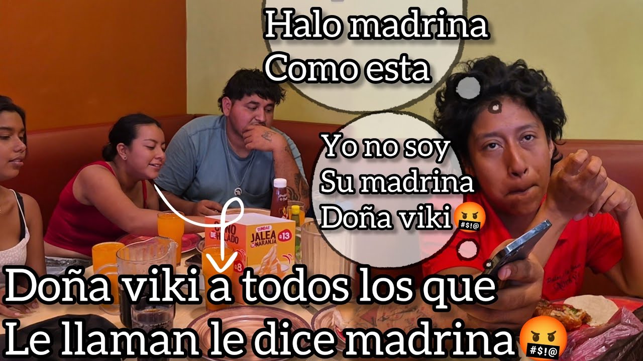 En pleno video yama la suscriptora para hablar seria mente con el grupo😱usted doña viki 🤬
