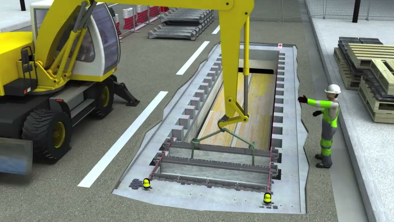 EJ - ERMATIC® - Installazione di dispositivo a putrelle