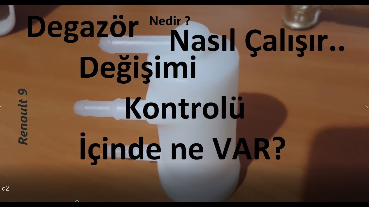 Renault R9 broadway degazör  arızası değişimi nasıl yapılır, içi nasıl açtım