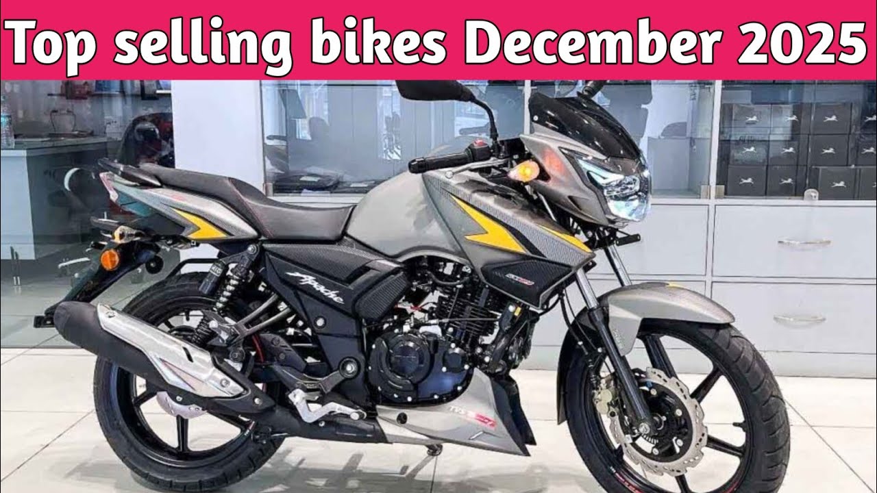 Top selling two wheelers December 2025 | Best selling bikes December 2025 | AV Auto Vlogs 