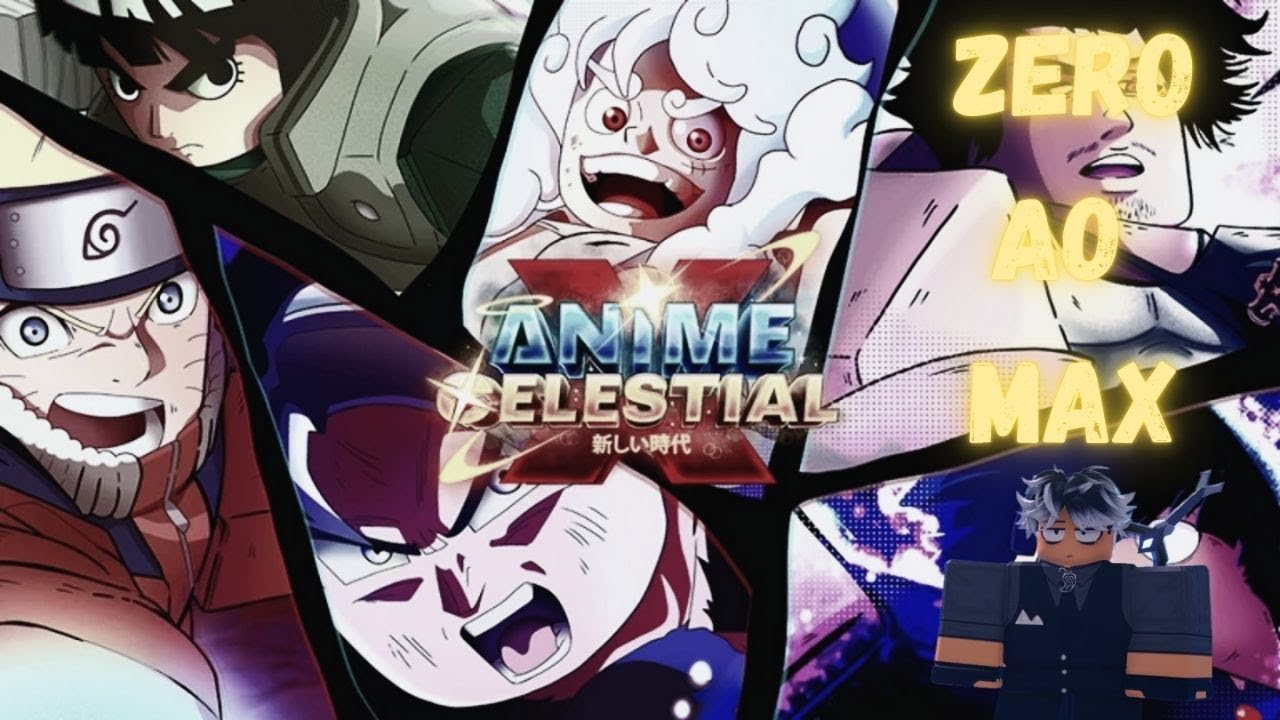 Roblox Anime Celestial X - Do ZERO ao MÁXIMO! Evolução Completa!