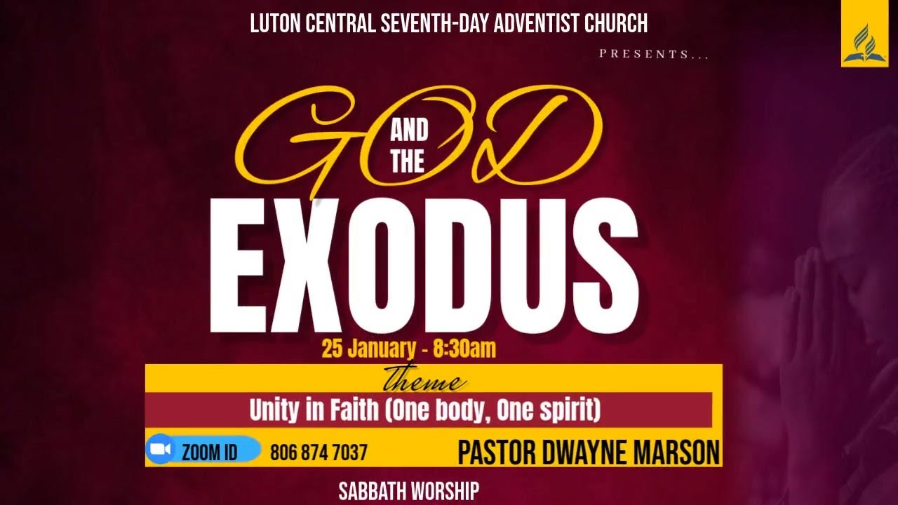 Online Sabbath Worship | God and the Exodus | Pr Dwayne Marson