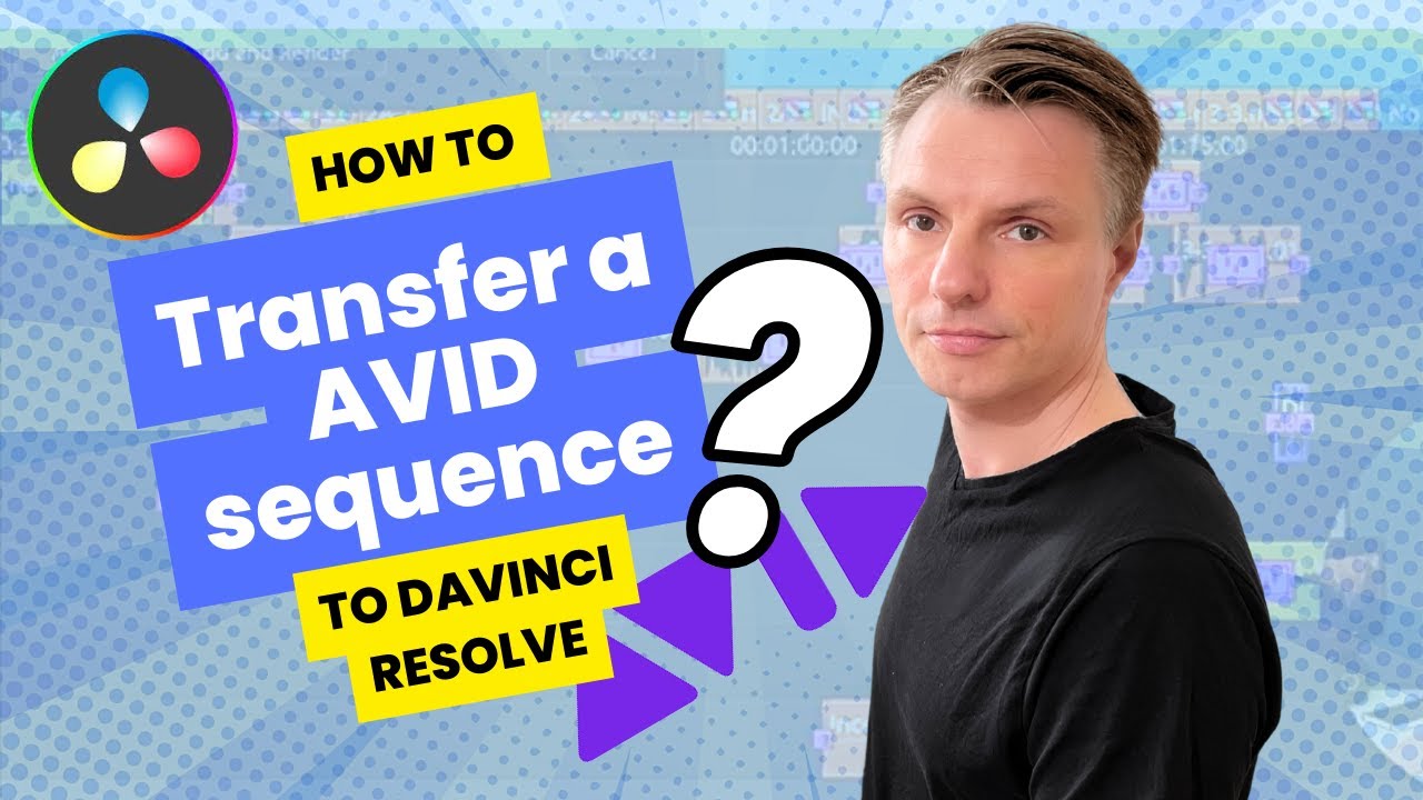 Как перенести последовательность Avid Media Composer 2024 в DAVINCI RESOLVE (часть 2)