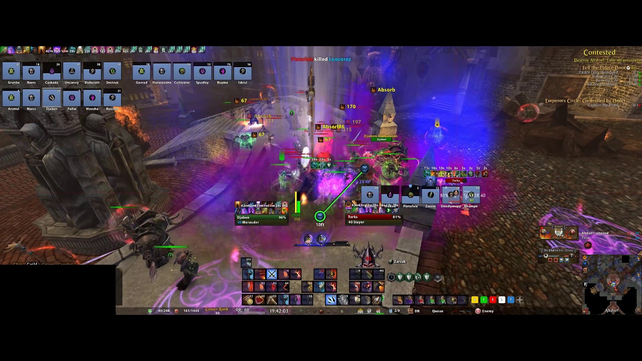 Return of Reckoning Destro Alliance City Warband VS Order Alliance Warband - How to cheese phase 1