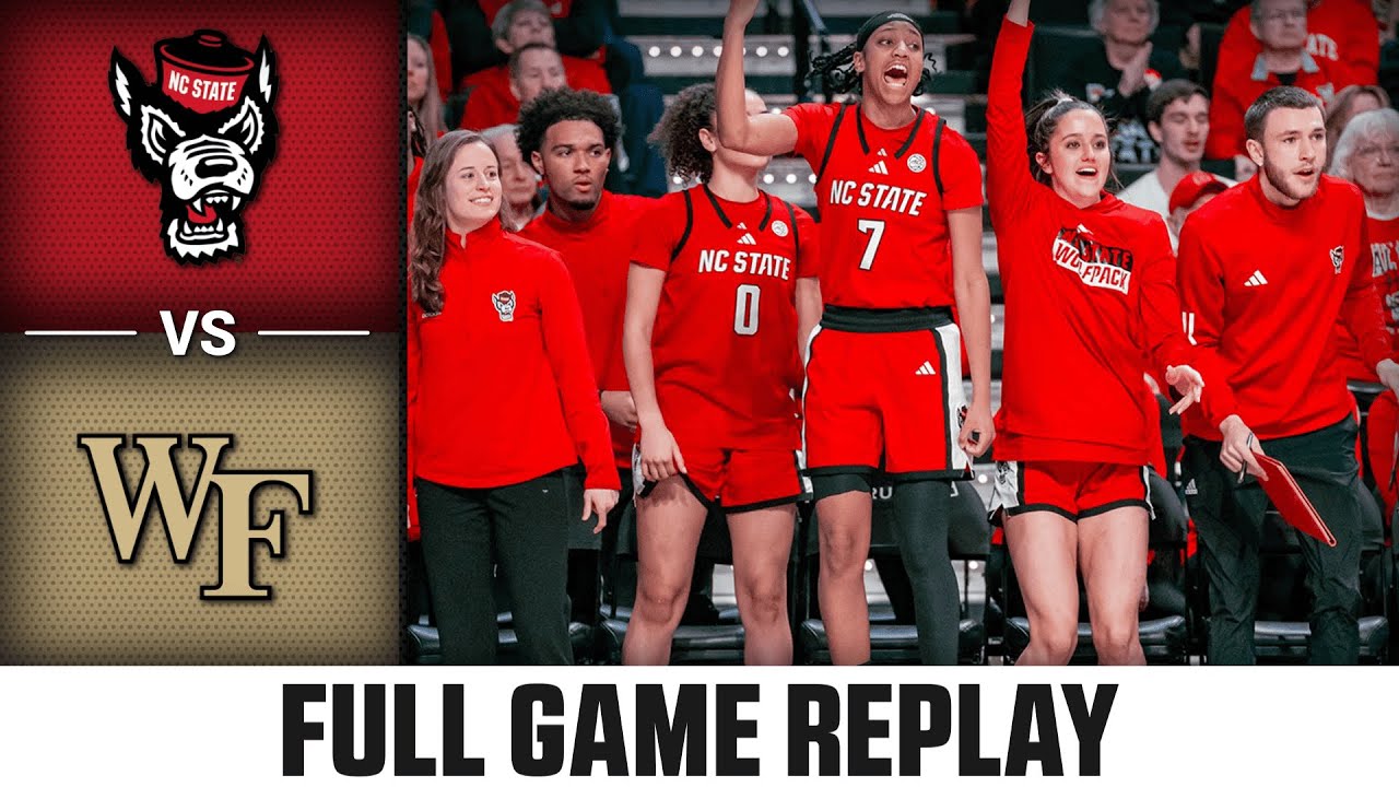 NC State vs. Wake Forest Full Game Replay | 2025-26 ACC Women's Basketball