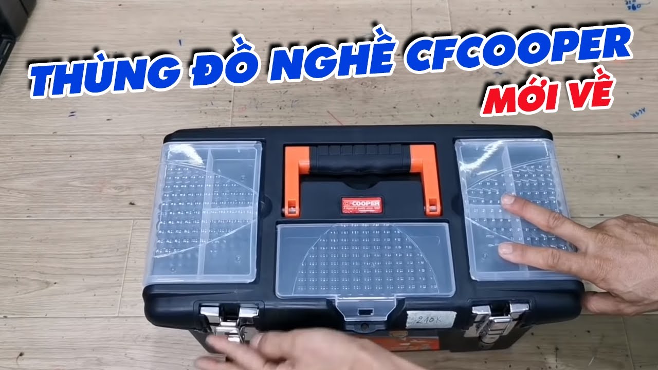Thùng đồ nghề CFCOOPER mới về 16in, 19in, 23in/ Giá 210k, 280k, 420k