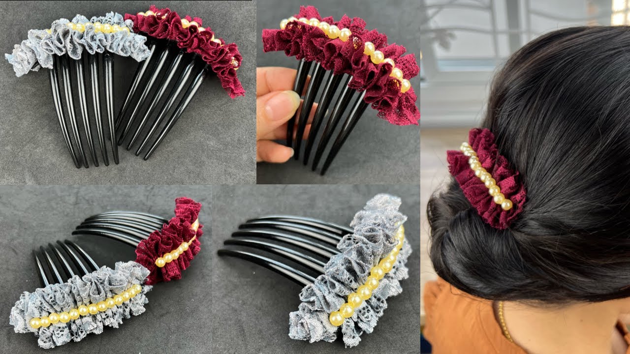 How to make decorate Plastic Hair Comb .