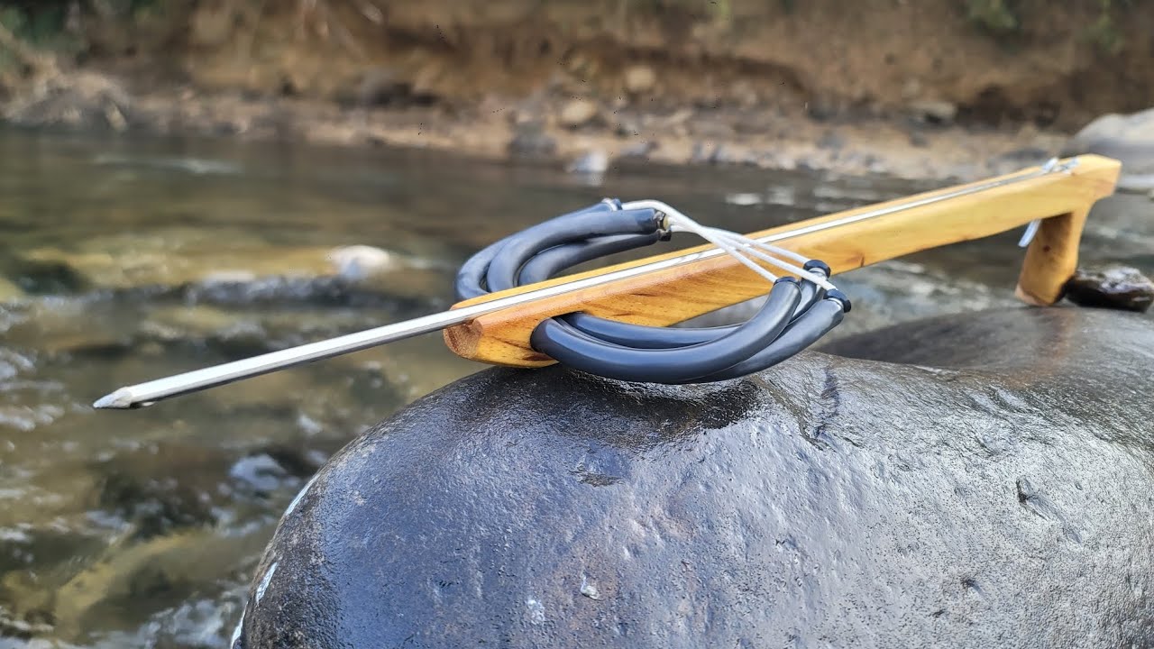 How to make a Powerful mini Spear gun || Donald Lo