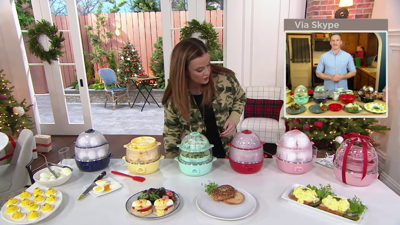Dash Deluxe Express Two-Tier Egg Cooker on QVC
