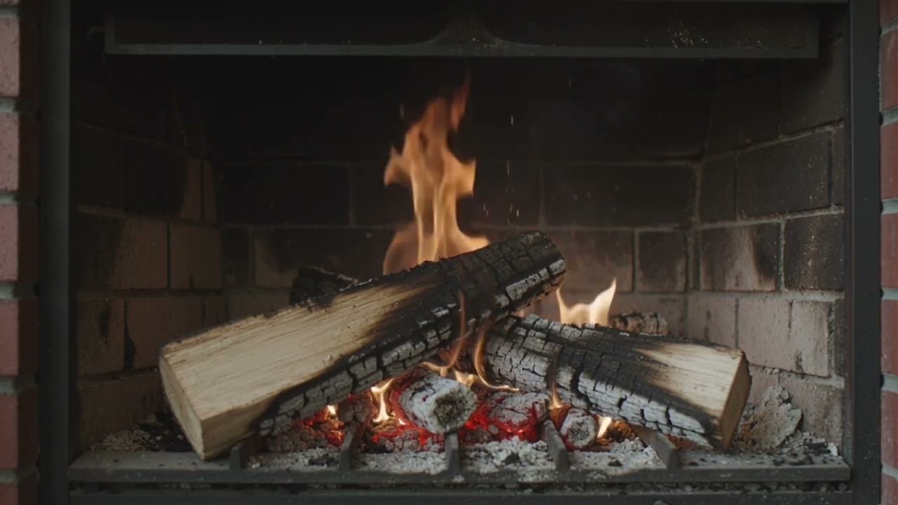 Cozy Fireplace 🔥 Crackling Fire Sounds for Relaxation, Sleep & Stress Relief