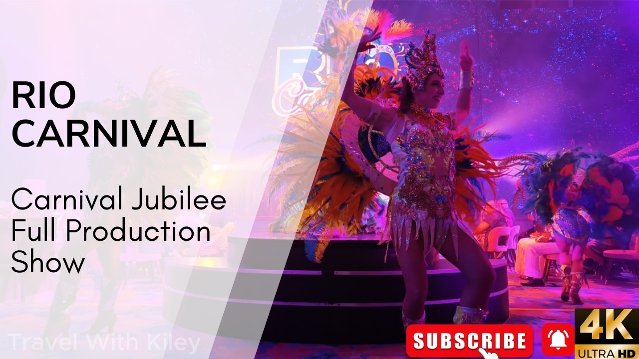 Carnival Cruise Lines Jubilee Rio Carnival Full Production Show 2026 4K