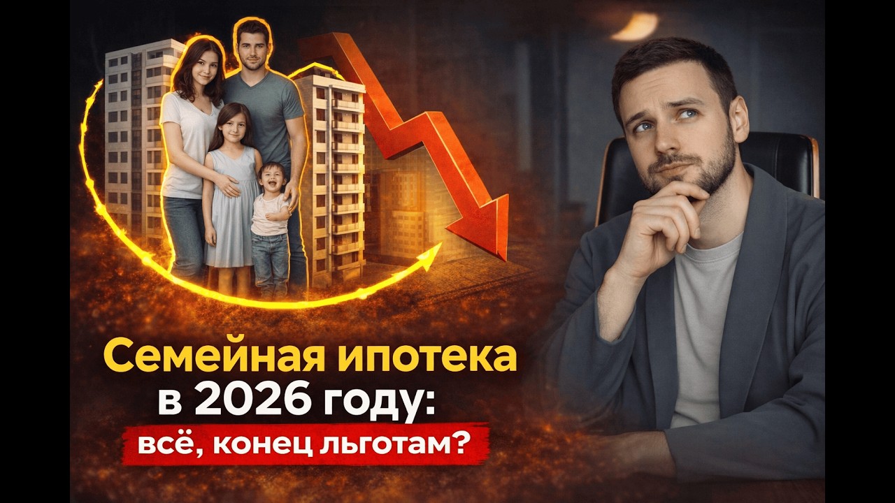 «Семейная ипотека в 2026 году: всё, конец льготам? Новые правила, ставки 4–6–12% и кому надо успеть»