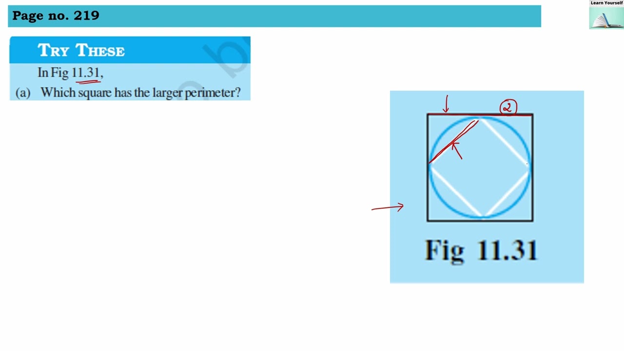 Try These sums Page no.219 || Chapter-11|| CBSE Std-7 Math Ch-11|| Perimeter and Area