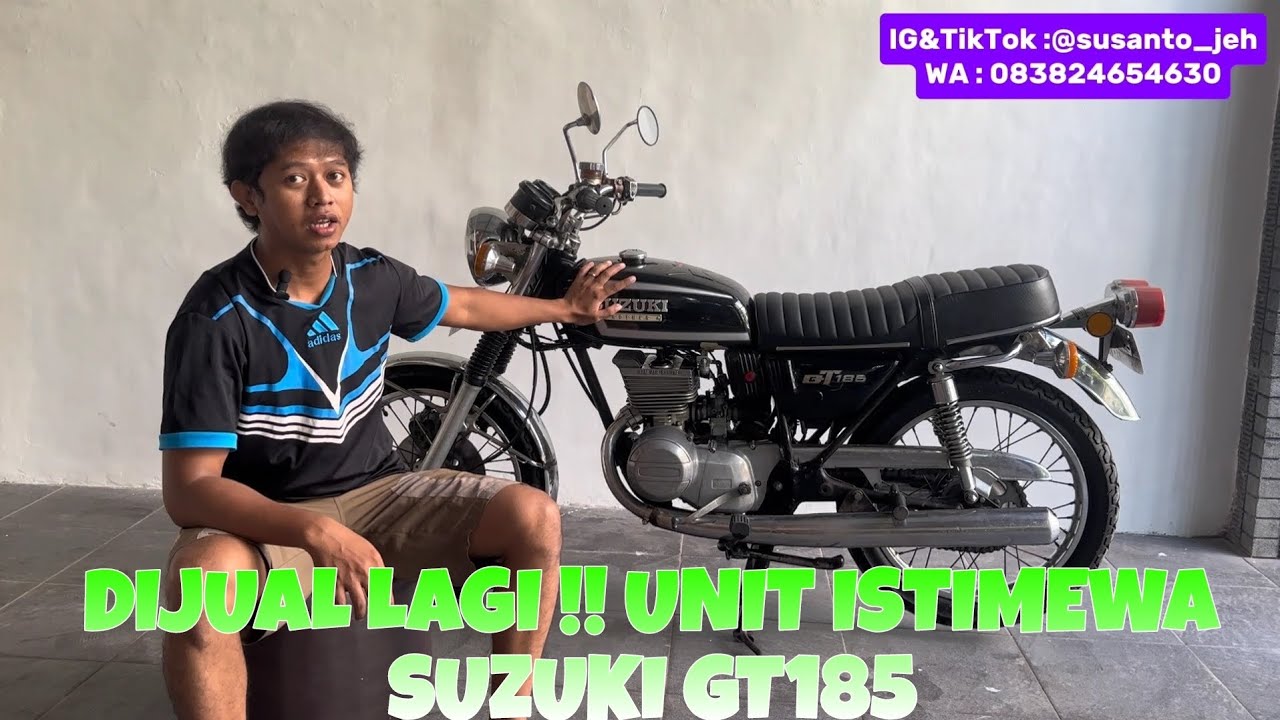 FOR SALE!! Review Suzuki GT185 tahun 1977. unit Istimevva!!!