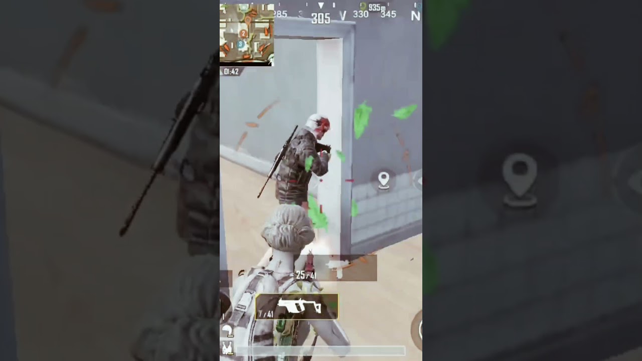 #bgmi 1v1 clutch full rush Gameplay M4 and ump45 #pubgmobile#shorts_video  @thedevilgaming9418