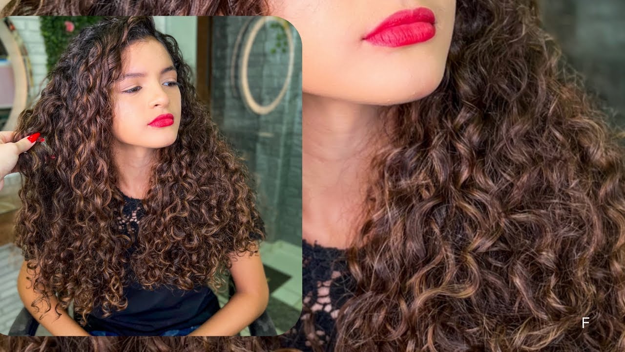 Mechas  em cabelo cacheado fácil e rápido | MORENA ILUMINADA