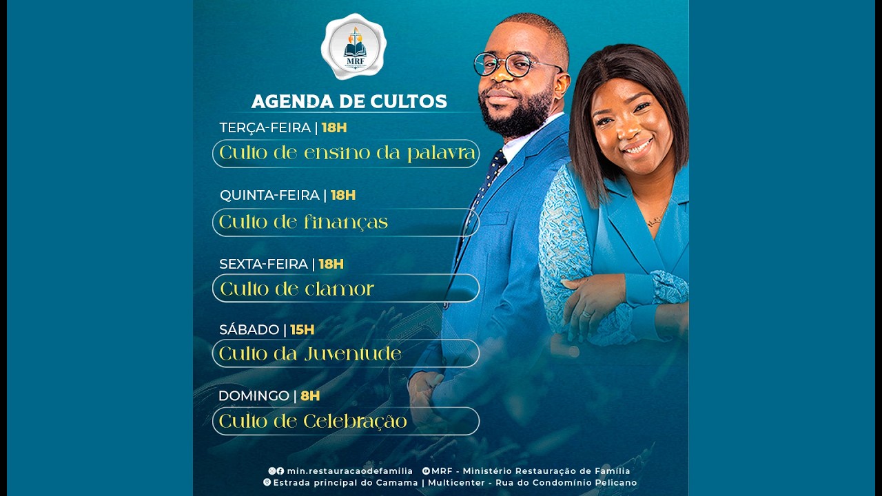 DOMINGO | CULTO CELEBRAÇÃO E ACÇÃO DE GRAÇA | 22 DE FEV 2026 | COM AP. SWELY DA SILVA