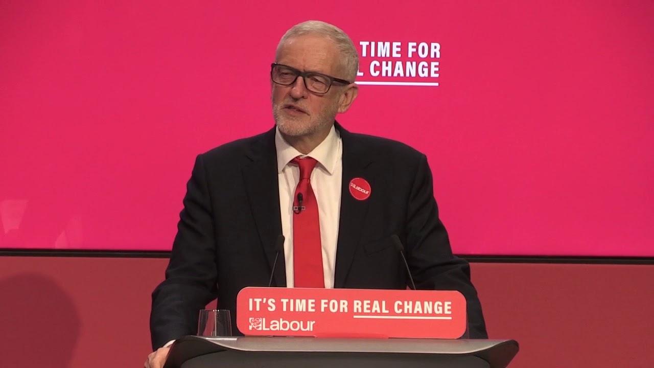 Labour's Jeremy Corbyn launches UK general election manifesto