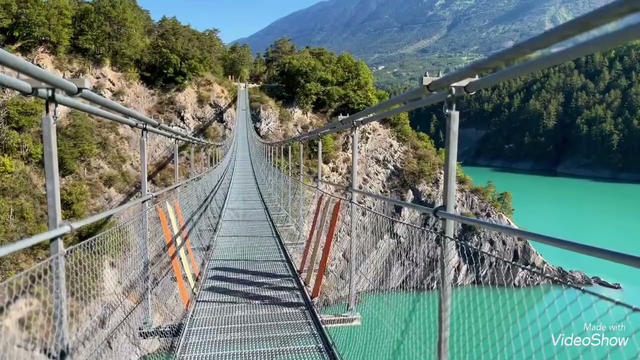 Ausflug zur Hängebrücke - Passerelle Himalayenne du Drac - Lac de Monteynard