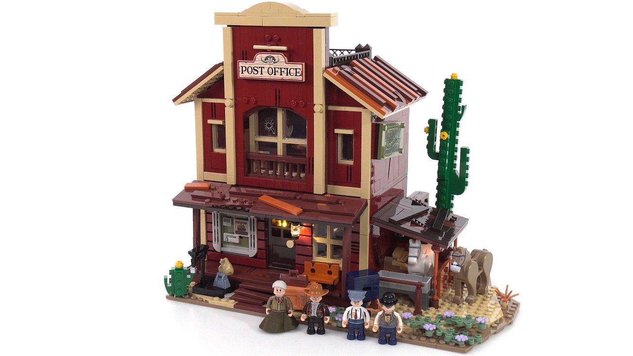 FunWhole Old West Post Office + lights review! #NOTsponsored F9044
